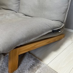 無印良品　ハイバックリクライニングソファの画像