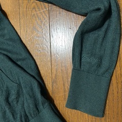 Vintage55 ニットジップパーカー ウール×カシミヤ×シルク×レーヨン　Mの画像
