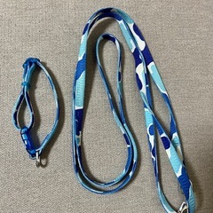 【美品】お値下げ交渉可！超小型犬用リード＆首輪（定価2千円）の画像