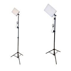 【美品】撮影用ライト LEDビデオライト 写真スタジオ 折り畳み CL-420の画像