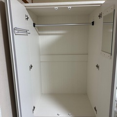 【ニトリ ワードローブ トラウト80】大容量収納 クローゼット の画像