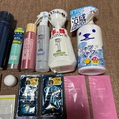 シャンプー 、化粧水、ヘアコロンなど色々の画像