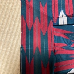 矢絣のお袖長め袷着物です　の画像