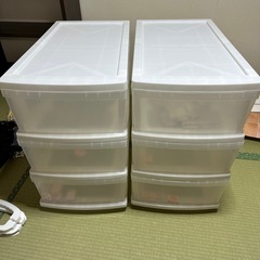 三段収納ケース 2つの画像