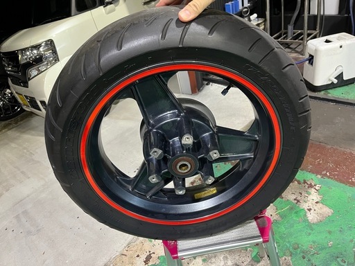Vmax1200 ダイマグ リアホイール