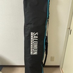 SALOMON スノーボードセット（ビンディング・ブーツ25.5cm・専用ケース付き）の画像