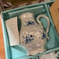 ティーセット　ティーカップ　5客　来客用　オーロラ加工keinan chinaの画像