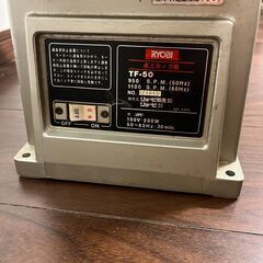 リョービ　T F-50 卓上糸ノコ盤の画像
