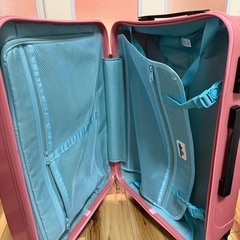 ellesse エレッセ キャリーケース スーツケース キャリーバッグ 約60L ピンク 鍵付きの画像