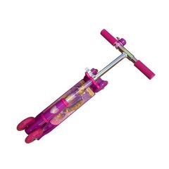 光るタイヤ キックスクーター ラプンツェル キックボード ピンクの画像