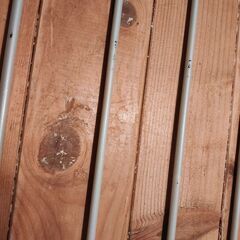 ニトリ「すべりにくいスカートズボン5段ハンガー(ラミー 幅40.2cm グレー)」2本の画像