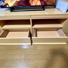 【無料/ダメージ有】収納テレビ台　〜10/24まで募集の画像