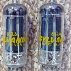 真空管 Unused Tubes 6CL6 4pcs(RCA)+2pcs(Sylvania) and 6FQ7(Sylvania) 2pcs  Total 8tubesの画像