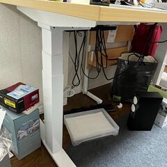 電動昇降式デスクの画像