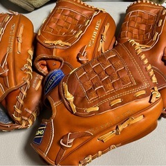4個セット
ミズノ　軟式野球グローブ BGN3500の画像