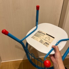 美品　子供用豆イスの画像