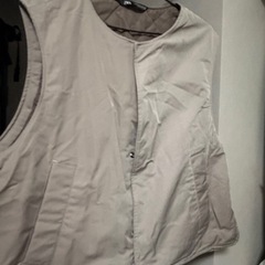 ZARA ボア襟付き 2WAY中綿ジャケット（ベスト付き）の画像