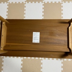 無印良品　木製ローテーブル・オーク材の画像