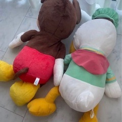 ミッキー＆ドナルド ぬいぐるみ 大きめの画像