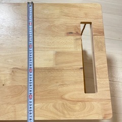 ナチュラルウッド　ローテーブルの画像