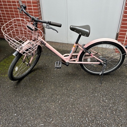 【引取限定・10/27までの出品】ブリヂストン　ビッケJ 22インチ　ピンク　子供用自転車　BKJ22