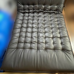 ソファベッド (ニトリ Nシールドロック 黒)の画像