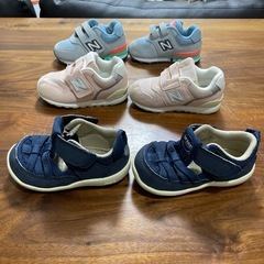 サイズ13　ベビー&キッズシューズ3点（New Balance & IFME）の画像