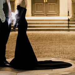 verawang avablack風ドレスの画像