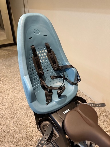 ヤマハ 電動自転車+Thule チャイルドシート