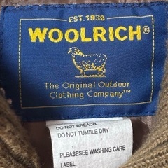 極美品】WOOLRICH ブラウン ジップアップジャケット Mの画像