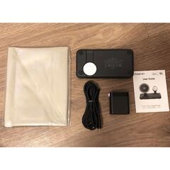 MFi・Qi2 25W公式認証 3in1 MagSafe対応 ワイヤレス充電ステーション 45Wアダプター＆1.5m編み込みケーブル付属 ブラックの画像