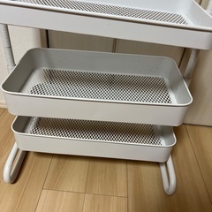 山善　ハンガーラック　トローリ　スリムの画像
