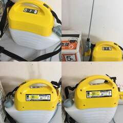 【🍀美品】工進(KOSHIN) 乾電池式 噴霧器 タンク 5L ガーデンマスター GT-5HS 洗浄スイッチ付 ハイパワー 単一 電池 6本の画像