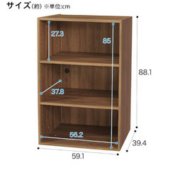 収納棚  ニトリ Nクリック ディープワイドの画像