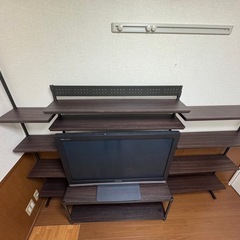 ドウシシャ ルミナス ノワール ラック スチールラックパーツ ウッドシェルフ
の画像