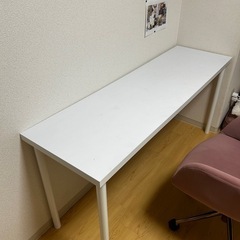白デスク(幅150cm)の画像