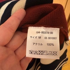 INGNIストライプニットの画像