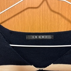 INGNIストライプニットの画像