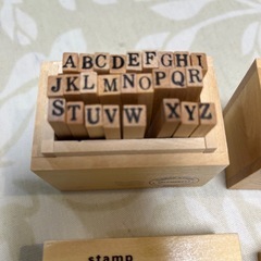 アルファベット・数字スタンプセットの画像