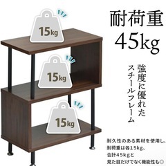 サイドテーブル　白の画像