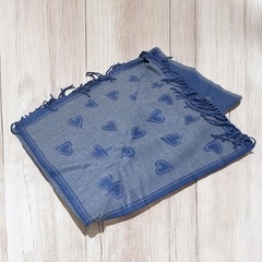 【新品】大判マフラー ハート柄の画像