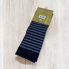 【新品】ストライプ柄 トレンカ オーバーニーソックス 80デニールの画像