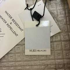 【新品未使用】W by Wpc. レインコート　ベージュの画像