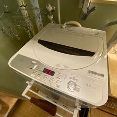 【梱包済み1000円】SHARP2018年製洗濯機【エラーあり】の画像