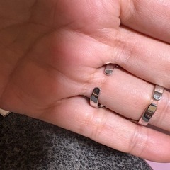 指輪 リング ピンク フリーサイズの画像