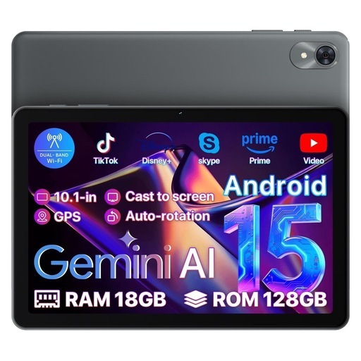 Android 15 Gemini AI タブレットタブレット 10インチ Wi-Fiモデル