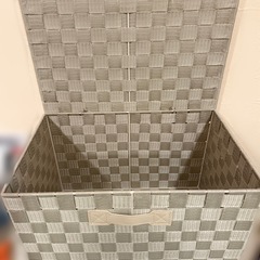 ニトリ 収納カゴ ②カラーボックスにピッタリサイズの画像