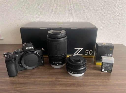 Nikon Z 50 ダブルズームキット　
デジタルカメラ防湿ボックス付き