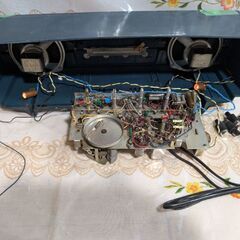 シャープ UL-132 2バンド真空管ラジオステレオ風　bluetoothの画像