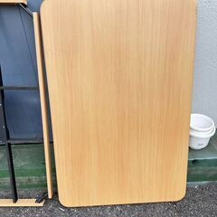 新品　未使用　傷あり（写真参照）こたつ板　1200×800＆枠のみの画像